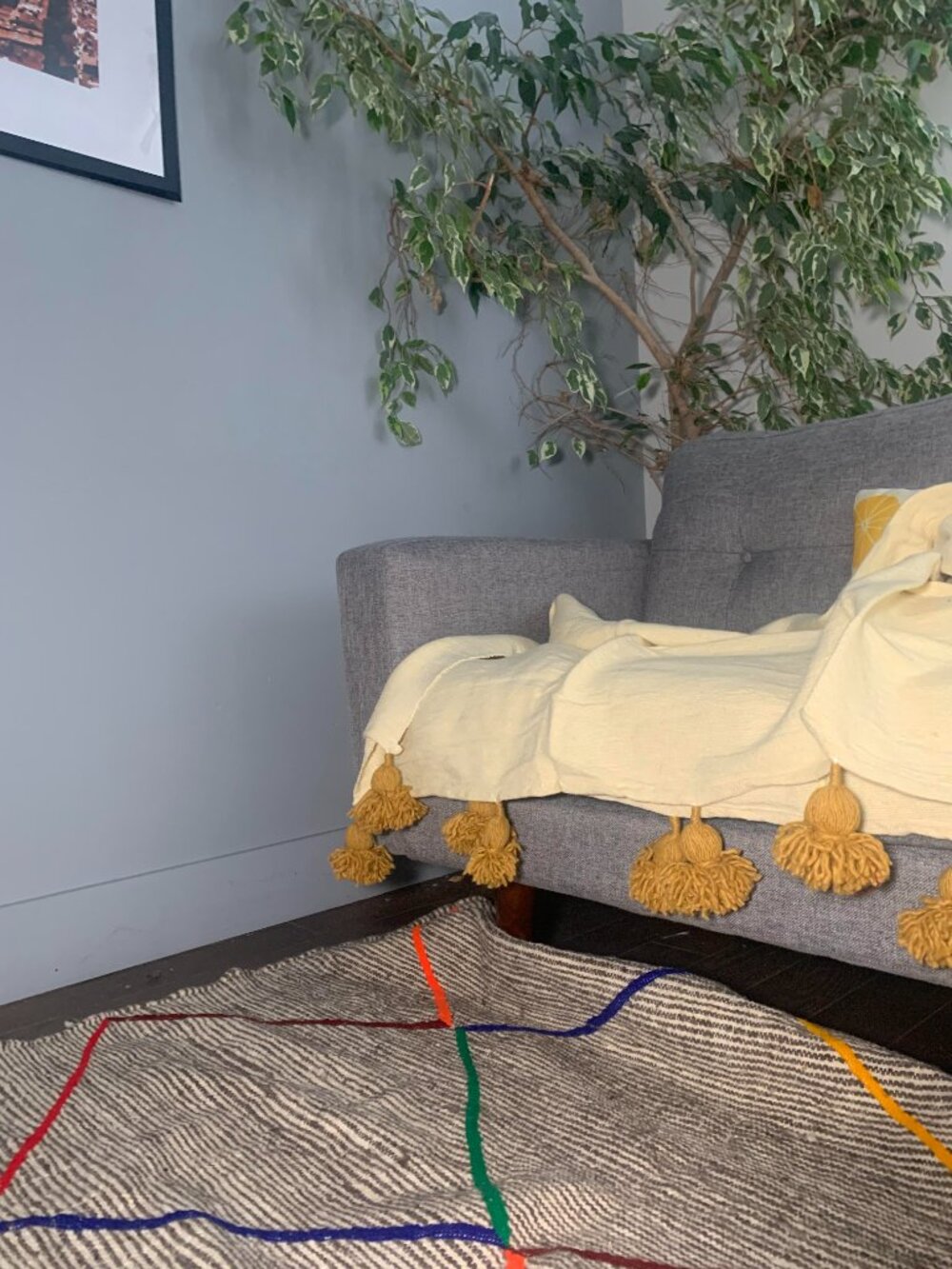 50% OFF LIVE SHOW NEW Cotton blanket, POMPOM Blanket, New Throw